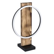 Stolní svítidlo BOYAL LED černá/dřevo RUSTIKAL 12W IP20 EGLO 99457
