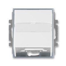 Kryt zásuvky komunikační 5014E-A00100 04 bílá/ledová šedá Element ABB