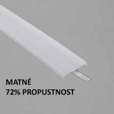 4738329 Plexi KLIK bílé pro FKU72, 2m FKU72-PB-KLIK-2M