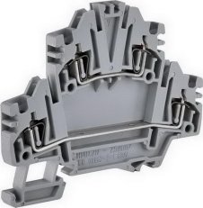 Dvoupatrová pružinová svorka ESP2-HMD.2N, 630V, 2,5mm2, šedá ETI 003903184
