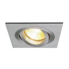 NEW TRIA I GU10 zapustna cesane alu 230V GU10 halogen 50W 30° SLV 111361