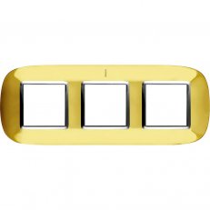 Legrand HB4802/3OR BTAX Rámeček2+2+2 ZLATO LESK