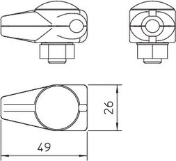OBO 5311039 Spojka T 244