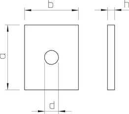 OBO K 60 FT Opěrná deska, 50x60, Ocel, žárově zinkováno