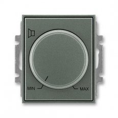 Regulátor hlasitosti 100 V, s krytem 5016E-A10100 34 antracitová Time ABB