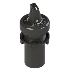 Potenciometr E6, 4,7 kOhm, černý plast. kroužek PIZZATO E61DM04K7-D111