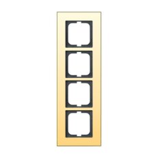 SOLO CARAT Čtyřrámeček zlacená mosaz 1724-823-101 ABB 2CKA001754A4359