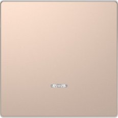 Kryt spínače Merten D-Life s průzorem kov Brushed Gold SCHNEIDER MTN3320-6051