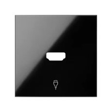 Kryt pro jednonásobnou HDMI zásuvku :3067 černý KONTAKT SIMON 10001094-138