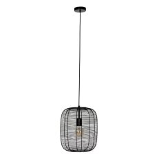 Závěsné svítidlo RINROE 1xE27 černá 1X40W IP20 EGLO 43965