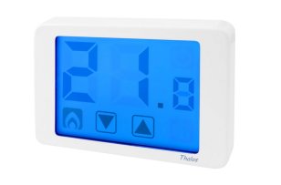 1008027 THALOS dotykový termostat pokojový bateriový, bílý, ORBIS