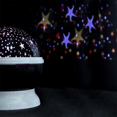 LED vánoční projekční koule multicolor 9 režimů otáčení USB 4x AAA SOLIGHT 1V220