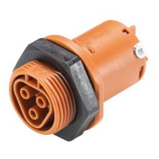 zásuvka vestavná gesis RST, 3-pól, šroubové svorky, M25, hnědá