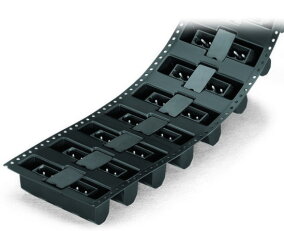 Konektor s pájecími piny THR, pájecí kontakt 1,2x1,2 mm, rovné, černá 4pól.