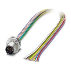 Přístrojový konektor zpředu stěny SACC-E-M12MS-17CON-M16/0,5 VA 1405243
