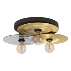 Stropní svítidlo LINTMILL E27 černá/mosaz/šedá 3X40W IP20 EGLO 44027
