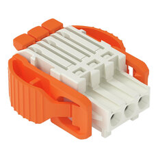 1vodičová pružinová svorkovnice, Páčka, Push-in CAGE CLAMP, Světle šedá