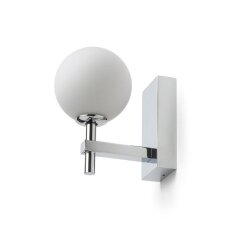 PEGGY nástěnná chrom/opálové sklo 230V G9 6W IP44 RENDL R14388