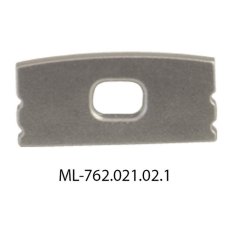 Koncovka pro PH s otvorem, stříbrná barva, 1 ks MCLED ML-762.021.02.1