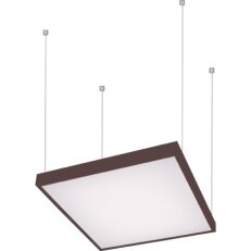 Závěsné svítidlo Quatro panel S 550x550 závěs hnědá 66W IP20 LED 4000K