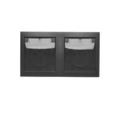 Zásuvka silová 2 násobná typ E (přístroj