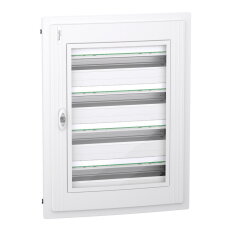 Rozvodnice PrismaSet zapuštěná 96M (4x24) průhledné dveře SCHNEIDER LVSXP424
