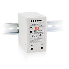 Měnič DC/DC na DIN 50W 5V 10000mA MEAN WELL DDRH-60-5