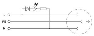 Zásuvka EO-E/UT/SH/LED/GN PHOENIX CONTACT 0804019