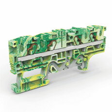 Pružinová řadová svorka push-in EFCE.4/2+2 (PE) žlutozelená MOREK EFCE420