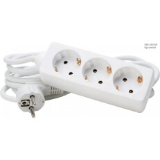 128688650 3-way multiple socket outlet,