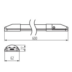 Liniové LED Svítidlo NOBEN M18W-60-CCT, KANLUX 39503