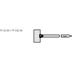 Kabelové vázací pásky CABLE TIES TY-RAP TY 53 M 102X2.4 NA LAPP 61716080