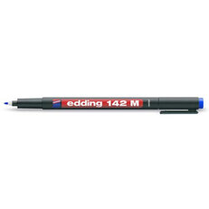 Permanentní pero s kulatým hrotem 1,0mm/barva modrá EDDING 142 M modrá