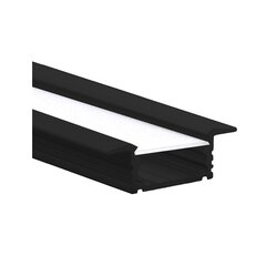 Zapuštěný profil pro LED pásky ORO PROFIL UNI IN BLACK 2M LED-POL ORO11079