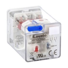 Lovato HR702CD024 Průmyslové relé 8 pinů 2 zap/vyp 10A 24VDC+LED