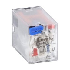 Lovato HR604CD012 Průmyslové relé 4 zap/vyp 5A 12VDC+ LED