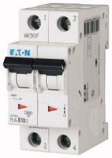 Jistič PL6-C10/2 char C, 2-pólový, 6kA, 10A EATON 286565