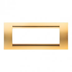 PLAYBUS 6 GANG ANTIQUE GOLD PLATE