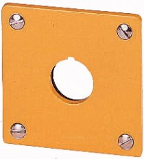 Eaton M22-EY1 Čelní deska do panelu, Al, žlutý lak, IP65, 1 montážní místo