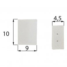 Plastová koncovka pro LED pásky IP68, 5