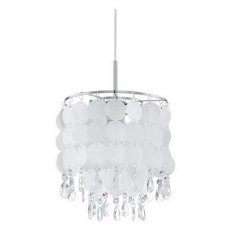 Závěsné svítidlo FEDRA 2 chrom/PERLMUTT/křišťál 60W IP20 EGLO 93092