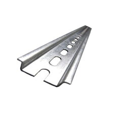 DIN lišta TS 35x7,5, perf. 6,3x18, 2000 mm, TS35/F6, Sz MOREK MMD7520C29