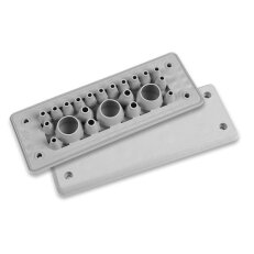 Průchodová deska MH24 F22-1 (IP66) šedá MOREK MBA8N22X24