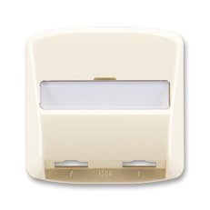 Kryt zásuvky ISDN průchozí, dvojnásobné 5013A-A00252 C slonová kost Tango ABB