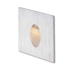 ELICA SQ zápustná česaný hliník 230V LED 3W IP54 3000K RENDL R12529