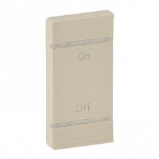 VALENA LIFE KRYT PRO MYHOME_UP SYMBOL ON/OFF LEVÝ 1MOD BÉŽOVÝ LEGRAND 755586