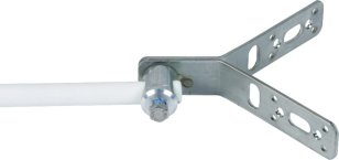 Rohový upevňovací úhelník 90° nerez se svorníkem Al B 16,2mm pro DEHNiso 106316