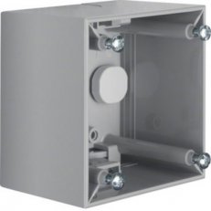 Krabice pro nástěnou montáž, vysoká, Integro Flow, šedá lesk BERKER 911512507