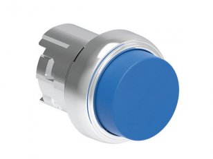 Lovato LPSB206 Tlačítko s návratem kovové d22mm vystouplé modré