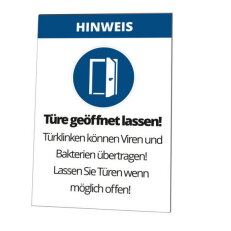 Nástěnná tabulka NECHAT OTEVŘENÉ DVEŘE! CIMCO 182816